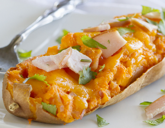 Twice Baked Sweet Potatoes