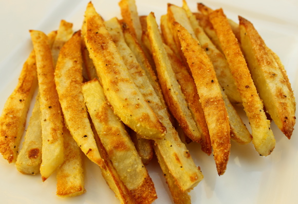 Baked Sweet Potato Fries {Crispy} - Two Peas & Their Pod