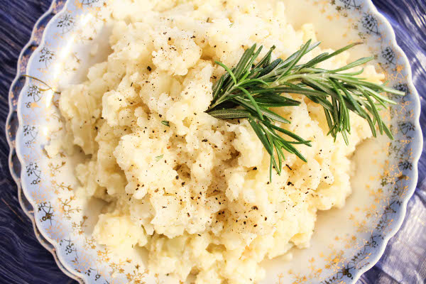 Garlic Mashed Cauliflower