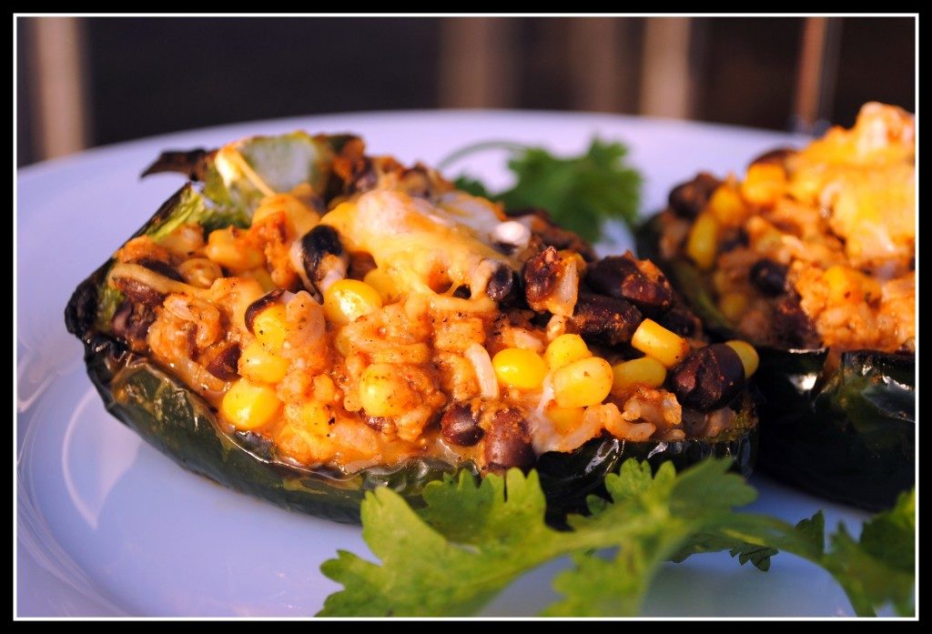 Stuffed Poblano Peppers