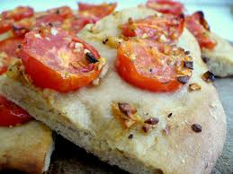 Tomato-Garlic Focaccia