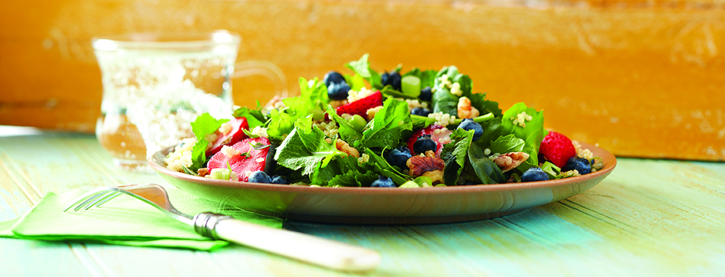 Quinoa Berries Walnuts Salad