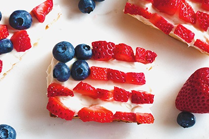 Patriotic Berry Bruschetta