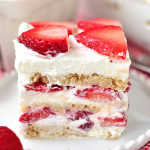 No-Bake Strawberry Shortcake Icebox Cake