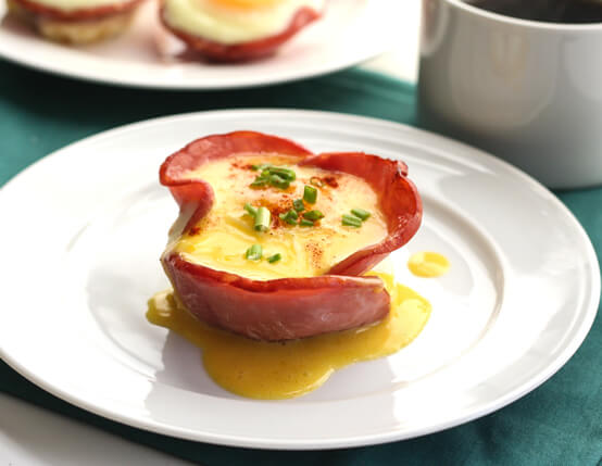 Eggs Benedict Breakfast Cups