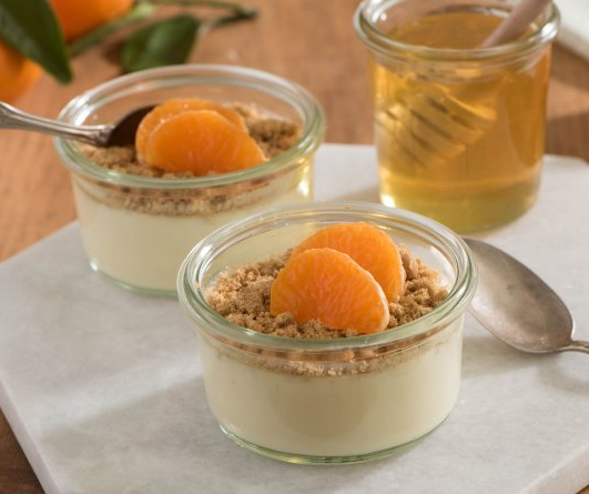 Orange Honey Panna Cotta