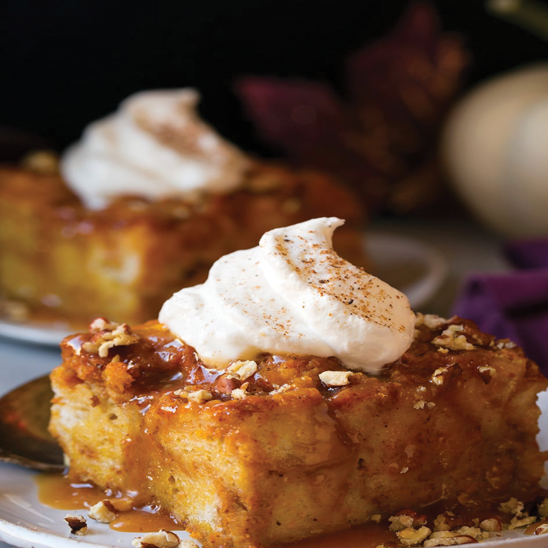 Pumpkin Bread Pudding