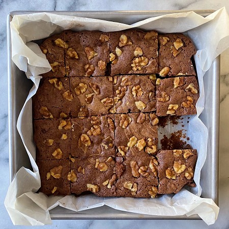 Chocolate Walnut Brownies