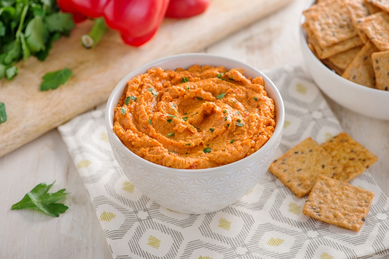 Roasted Red Pepper Hummus