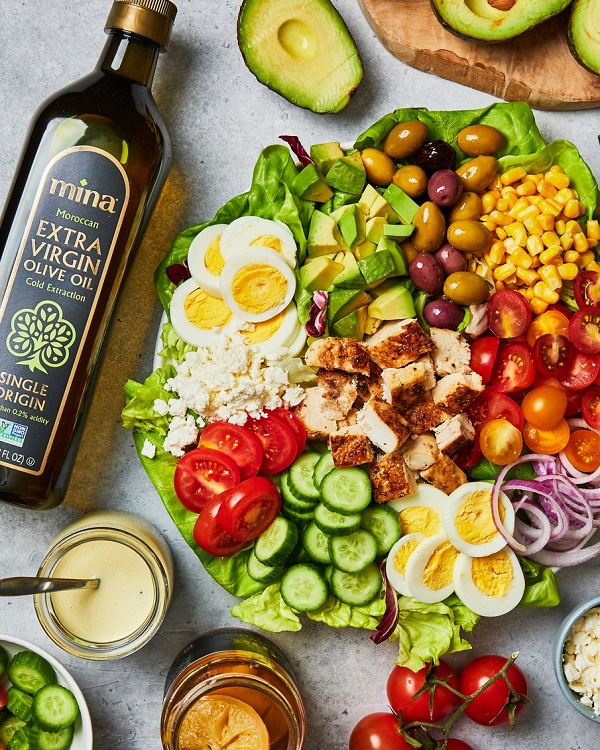 Cobb Salad with Preserved Lemon Dressing