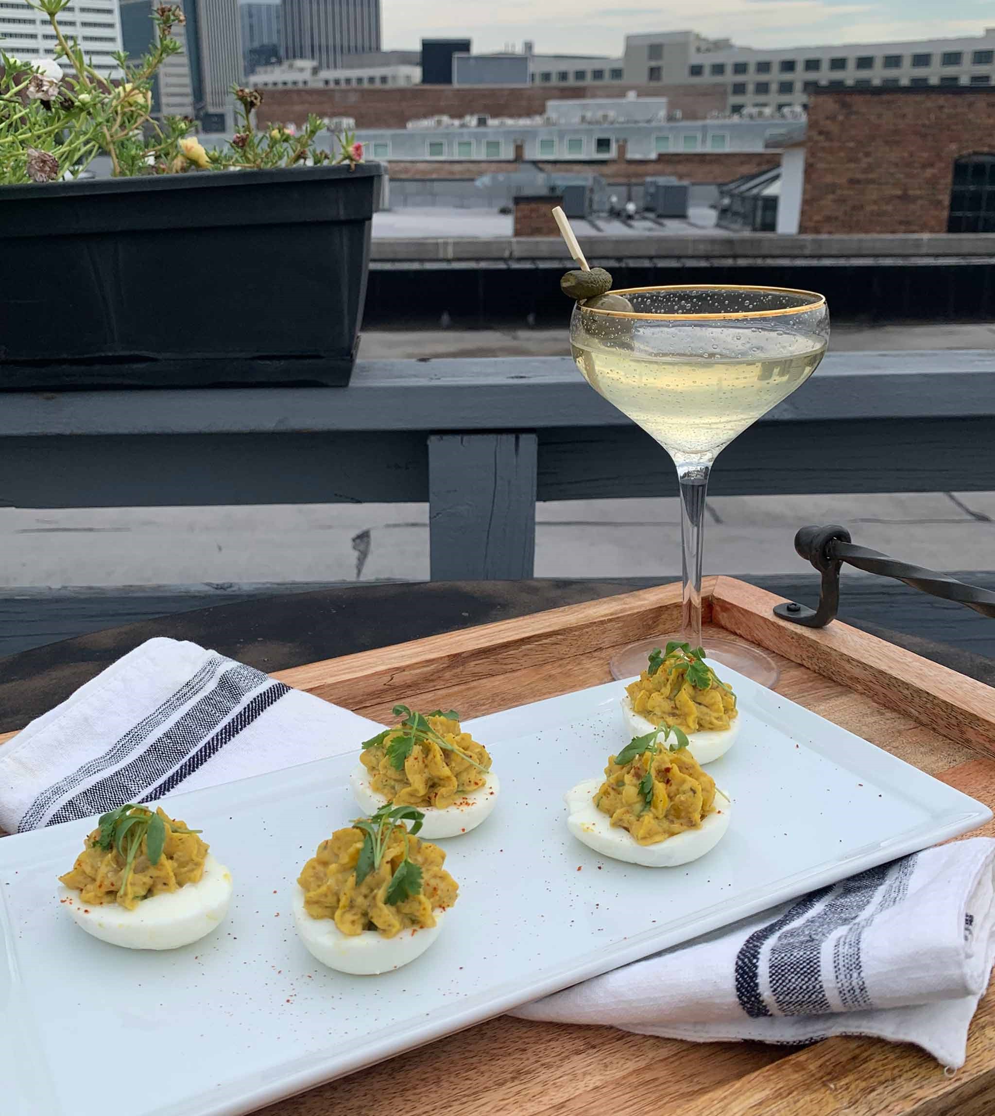 Brisling Sardine Deviled Eggs