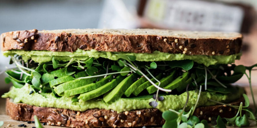 St. Patrick's Day Shamrock Sandwich