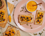 Whipped Pumpkin Feta Dip Crispbreads