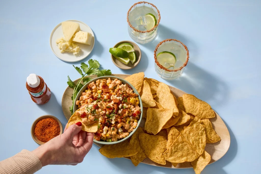 Mexican Street Corn Dip with Bacon