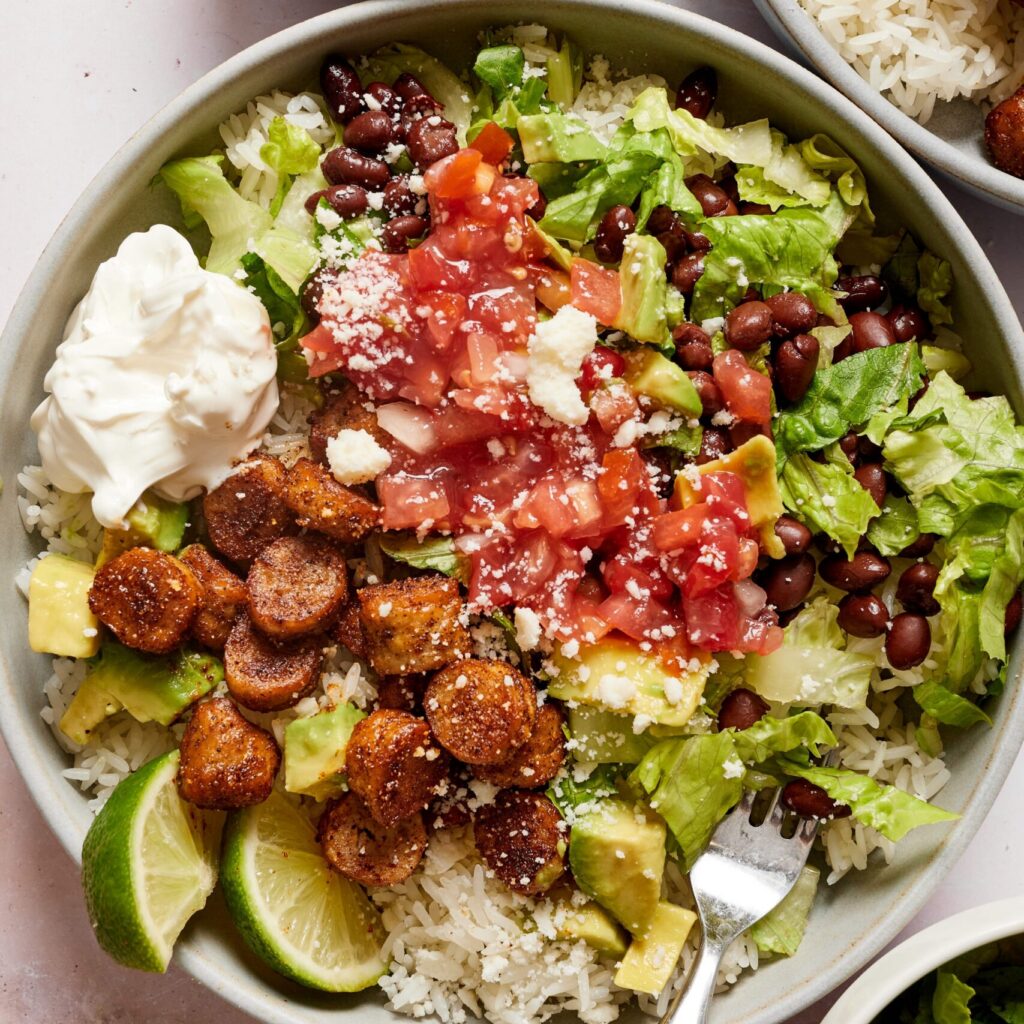 Taco Rice Bowl with Sausage