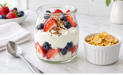 Berry Yogurt Crunch Jar